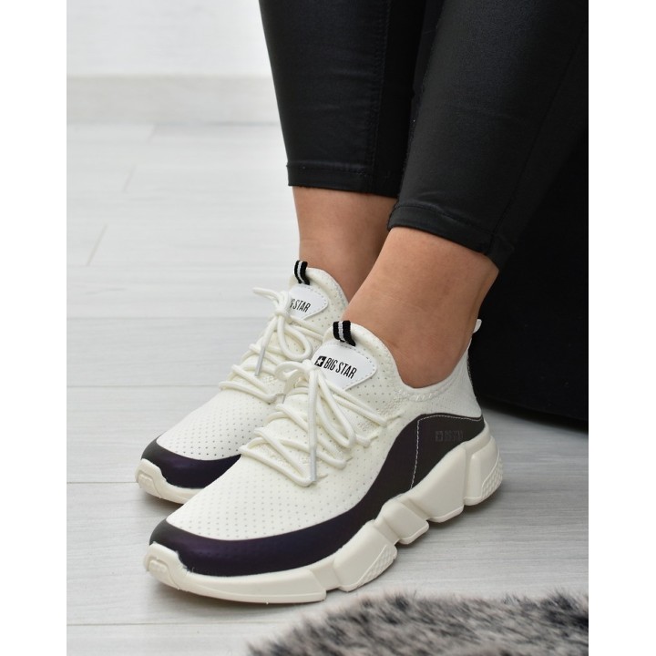 Buty sportowe damskie Big Star FF274A052 Białe