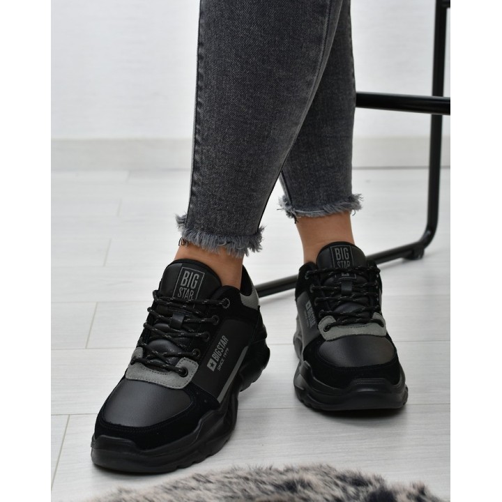 Sneakersy damskie Big Star II274285 Czarne