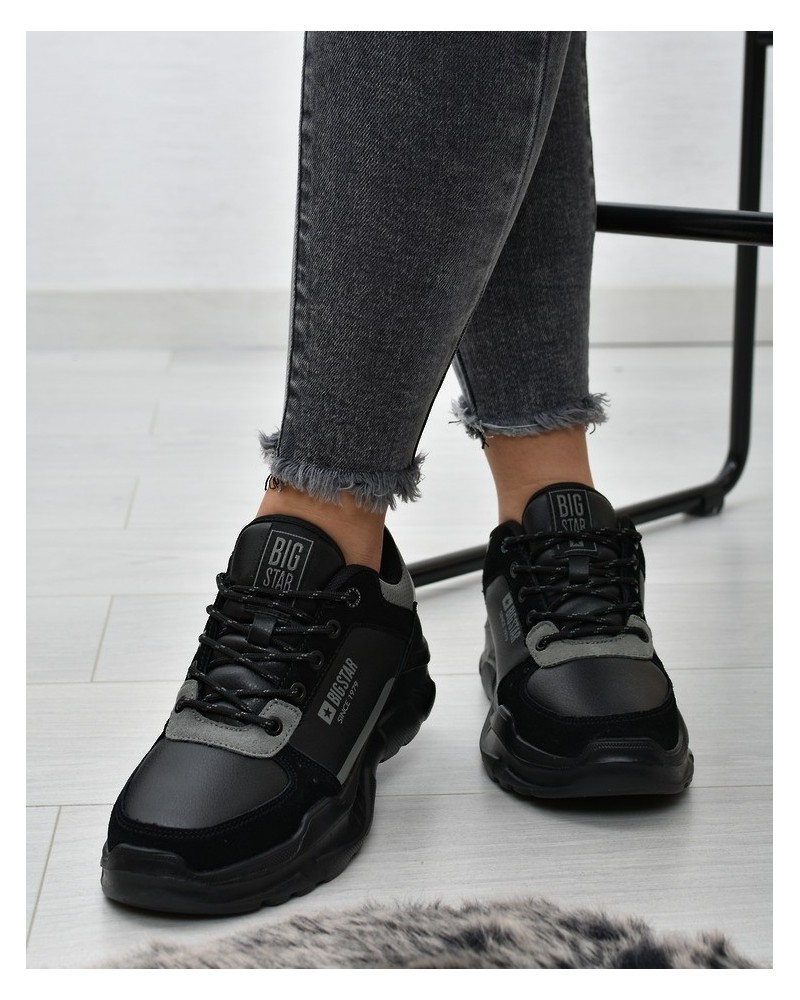 Sneakersy damskie Big Star II274285 Czarne