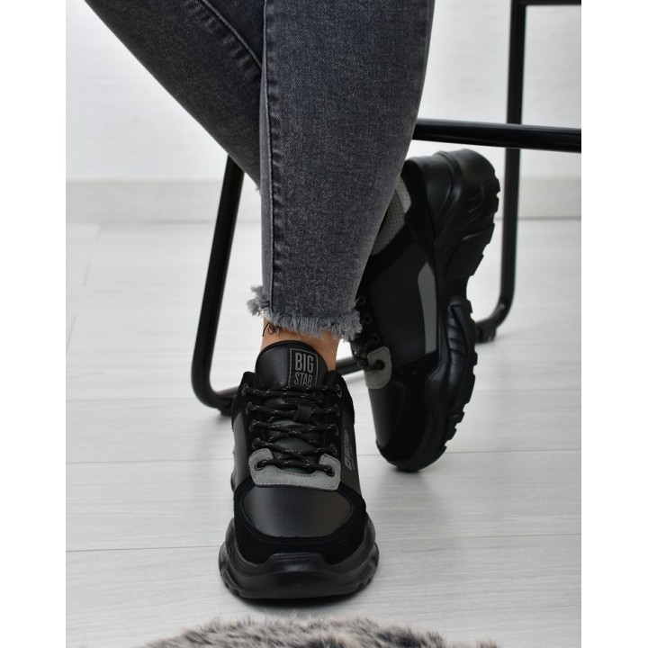 Sneakersy damskie Big Star II274285 Czarne