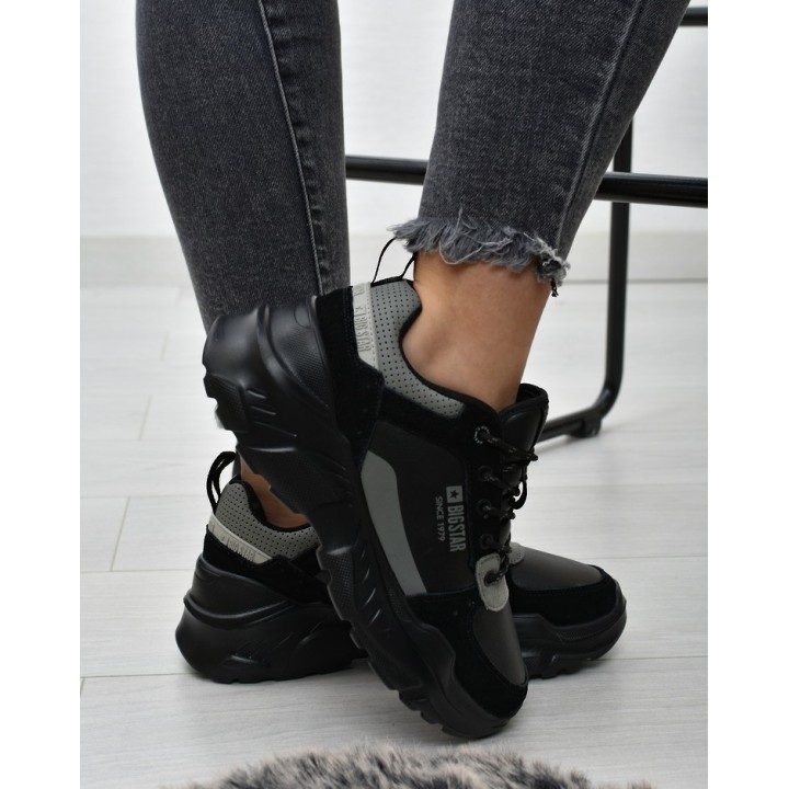 Sneakersy damskie Big Star II274285 Czarne