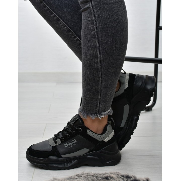 Sneakersy damskie Big Star II274285 Czarne