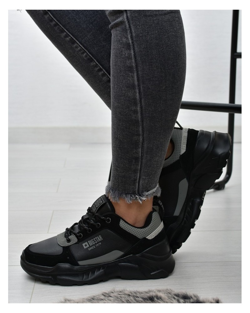Sneakersy damskie Big Star II274285 Czarne