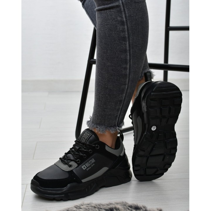 Sneakersy damskie Big Star II274285 Czarne