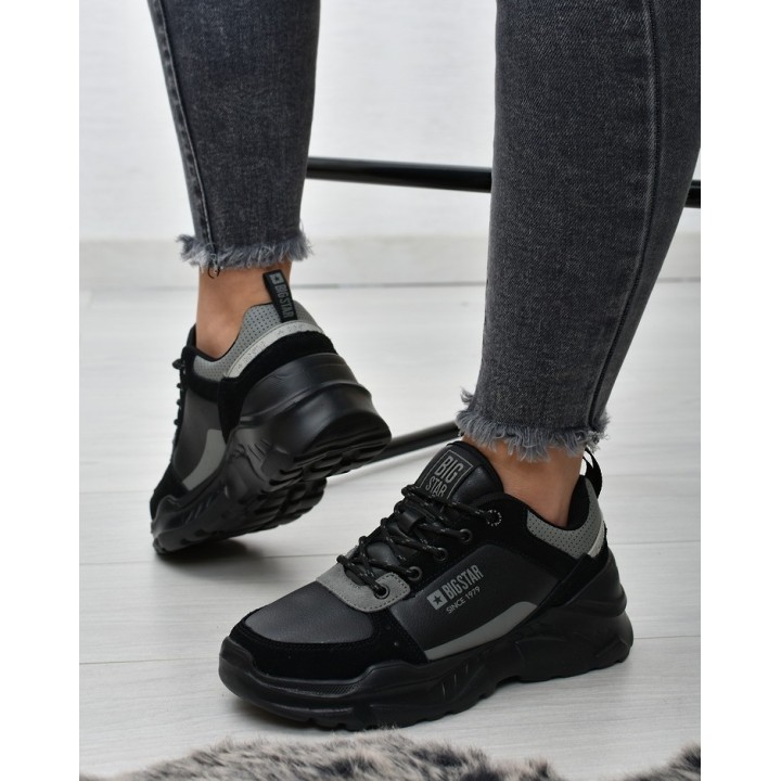 Sneakersy damskie Big Star II274285 Czarne