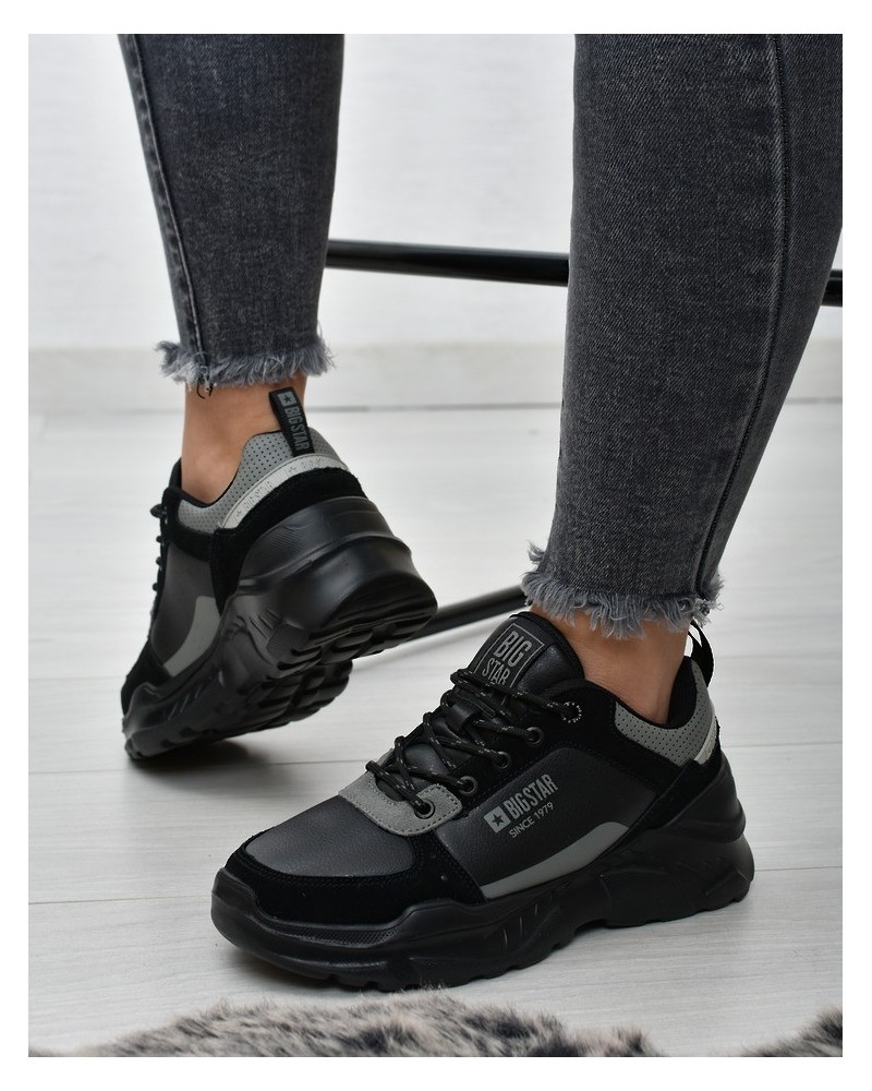 Sneakersy damskie Big Star II274285 Czarne
