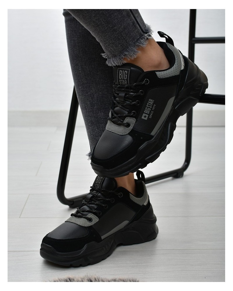 Sneakersy damskie Big Star II274285 Czarne