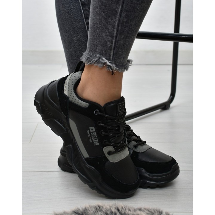 Sneakersy damskie Big Star II274285 Czarne