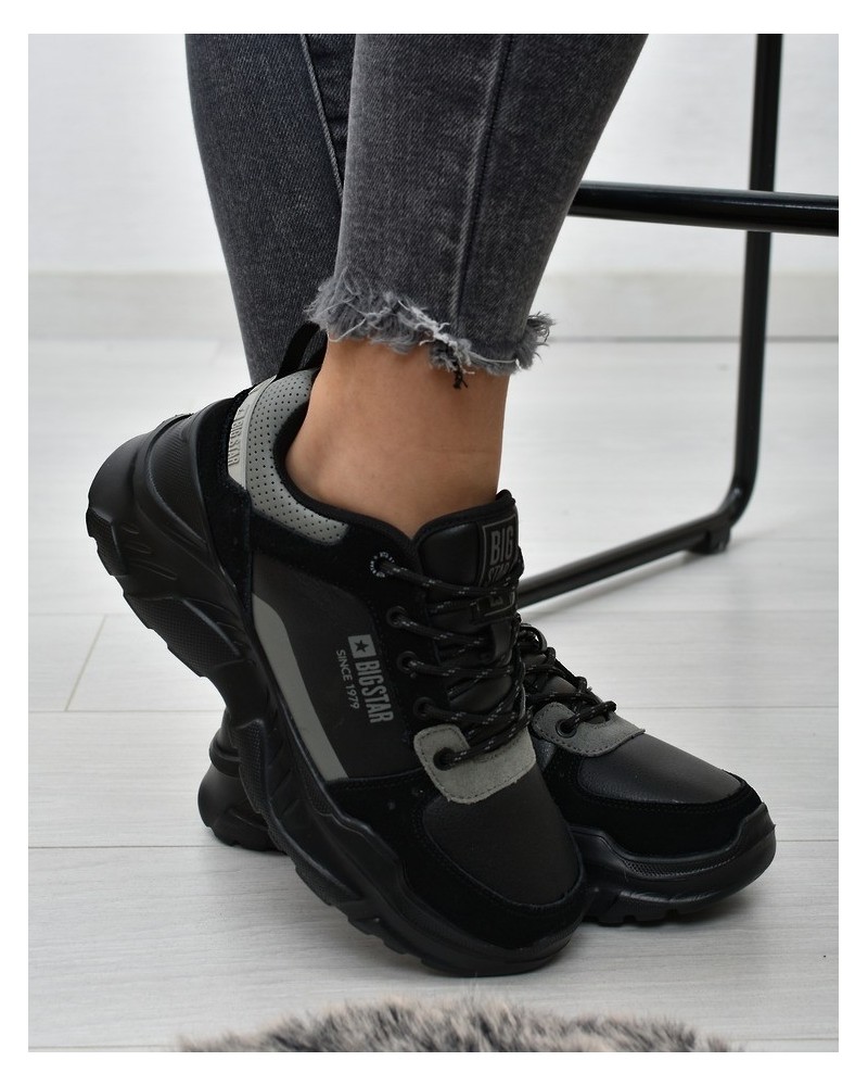 Sneakersy damskie Big Star II274285 Czarne