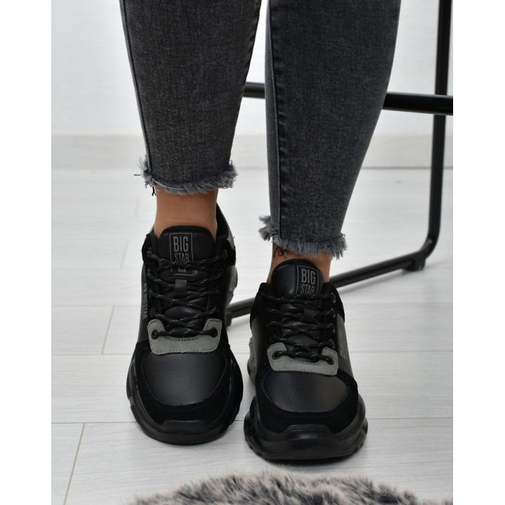 Sneakersy damskie Big Star II274285 Czarne