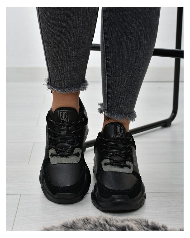 Sneakersy damskie Big Star II274285 Czarne