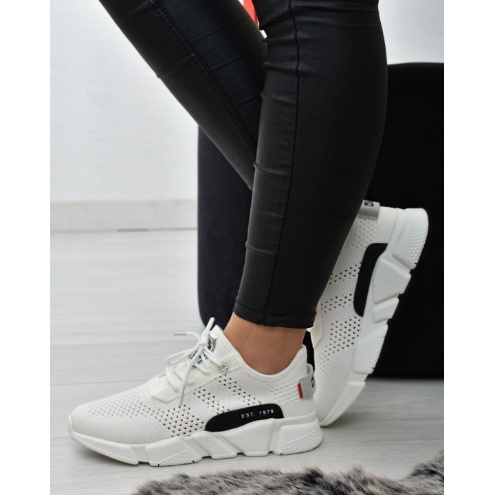 Buty sportowe damskie Big Star JJ274271 Białe
