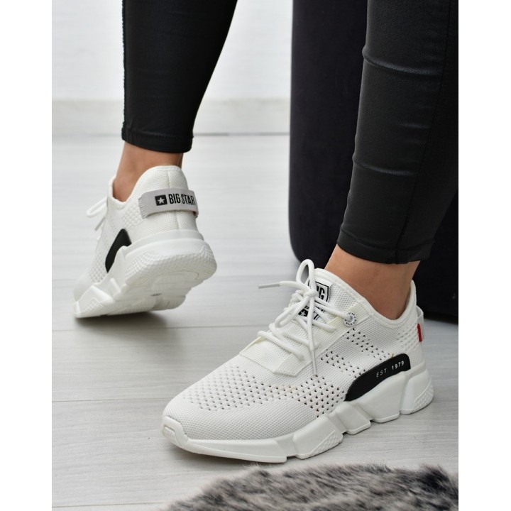 Buty sportowe damskie Big Star JJ274271 Białe