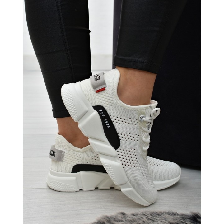 Buty sportowe damskie Big Star JJ274271 Białe