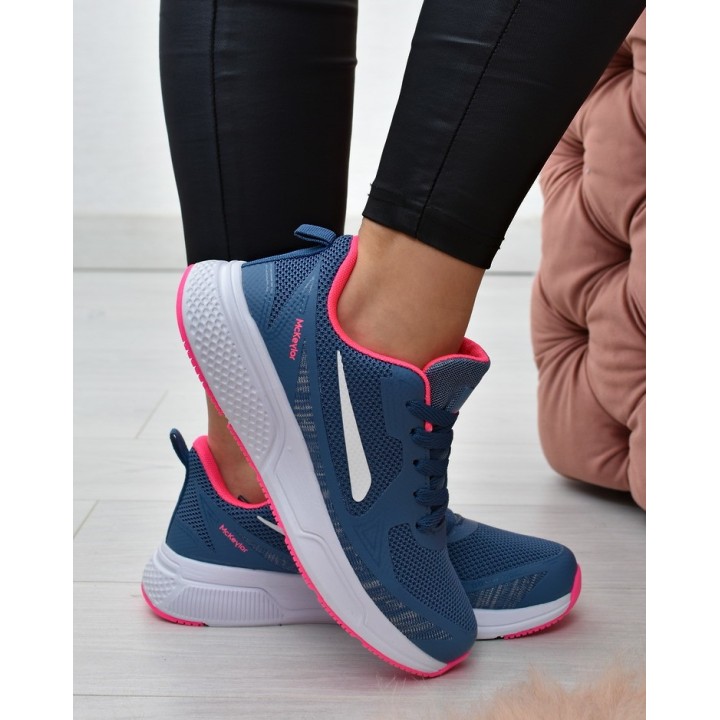 Buty sportowe damskie McKeylor 20623 Niebieskie