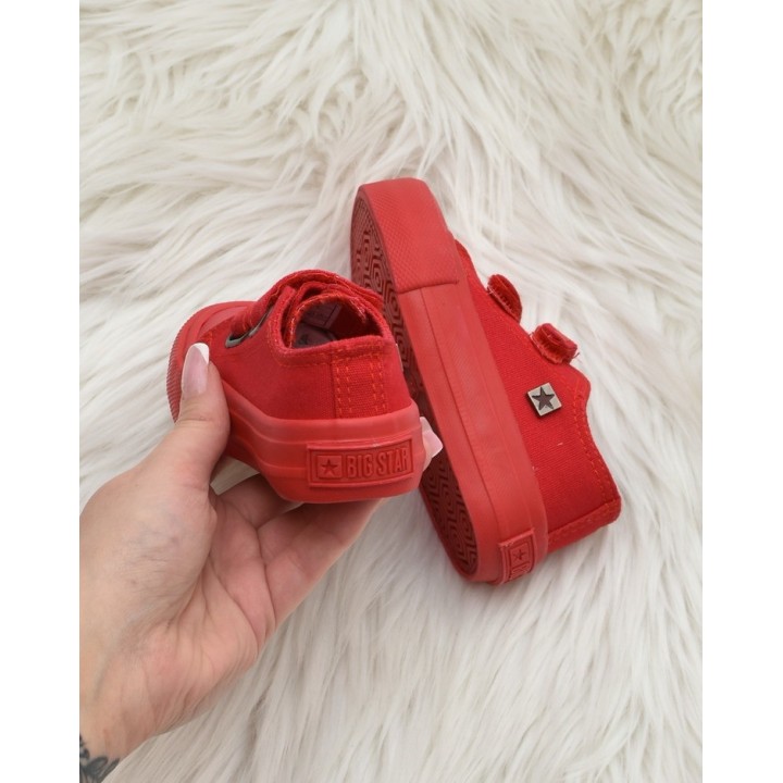 Trampki dziecięce Big Star JJ374041 Czerwone