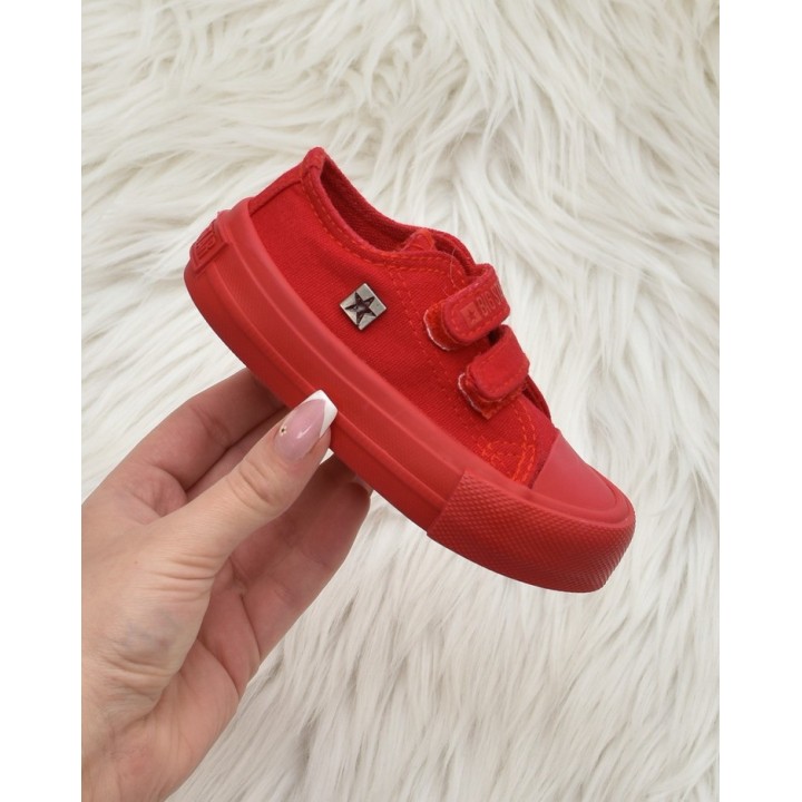 Trampki dziecięce Big Star JJ374041 Czerwone