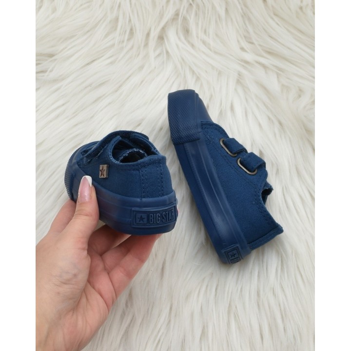 Trampki dziecięce Big Star JJ374039 Granatowe