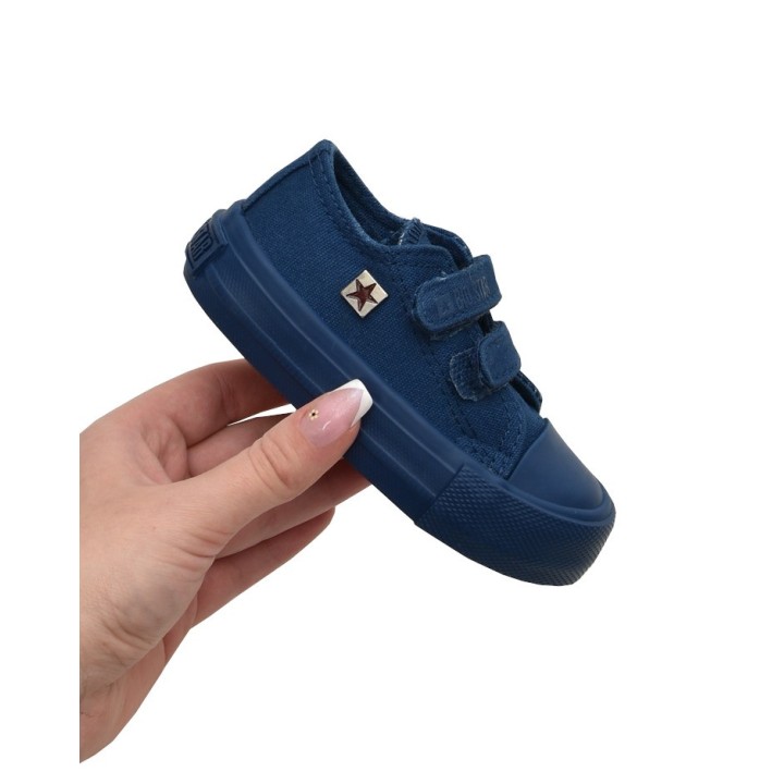 Trampki dziecięce Big Star JJ374039 Granatowe