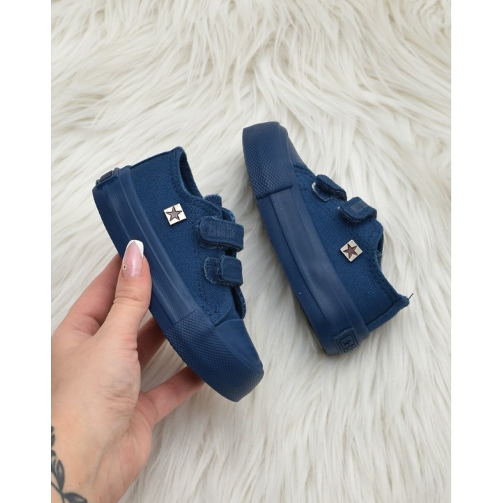 Trampki dziecięce Big Star JJ374039 Granatowe