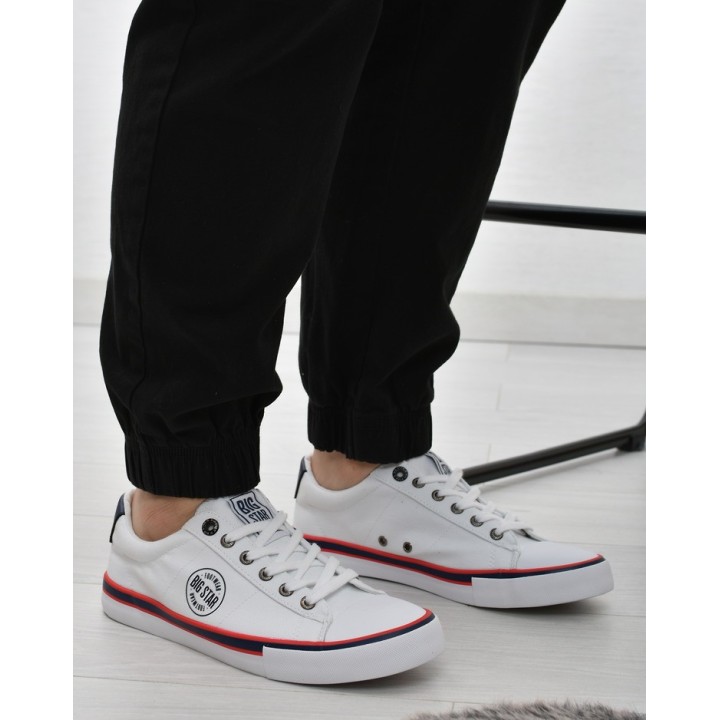 Trampki męskie Big Star JJ174134 Białe