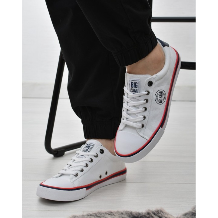 Trampki męskie Big Star JJ174134 Białe