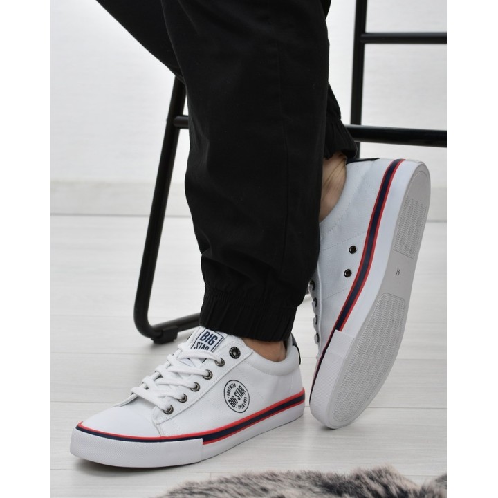 Trampki męskie Big Star JJ174134 Białe