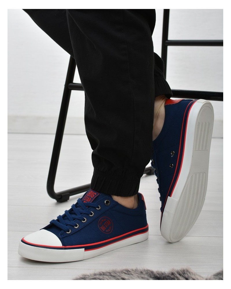 Trampki męskie Big Star JJ174135 Granatowe