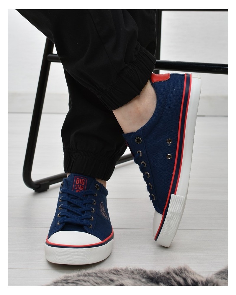 Trampki męskie Big Star JJ174135 Granatowe