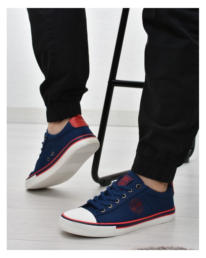 Trampki męskie Big Star JJ174135 Granatowe
