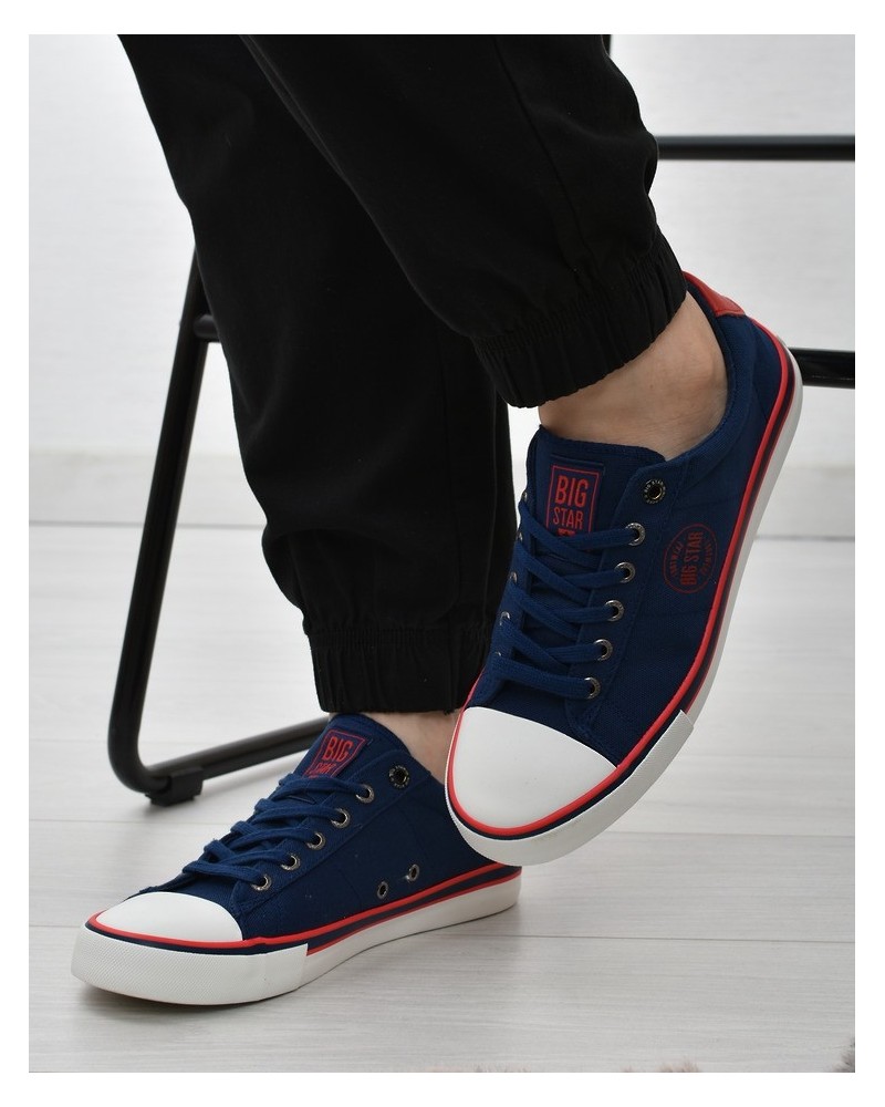 Trampki męskie Big Star JJ174135 Granatowe