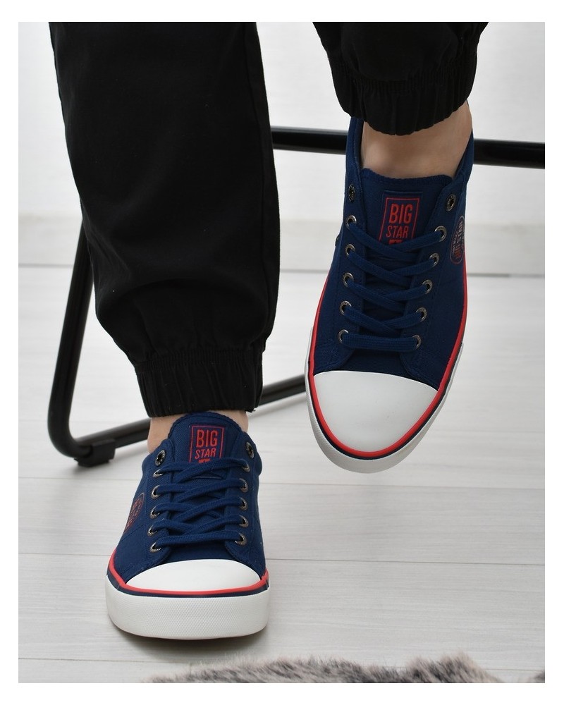 Trampki męskie Big Star JJ174135 Granatowe