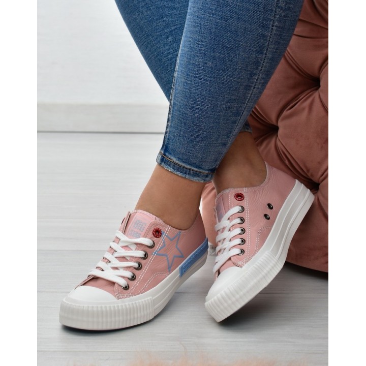 Trampki damskie Big Star JJ274385 Różowe