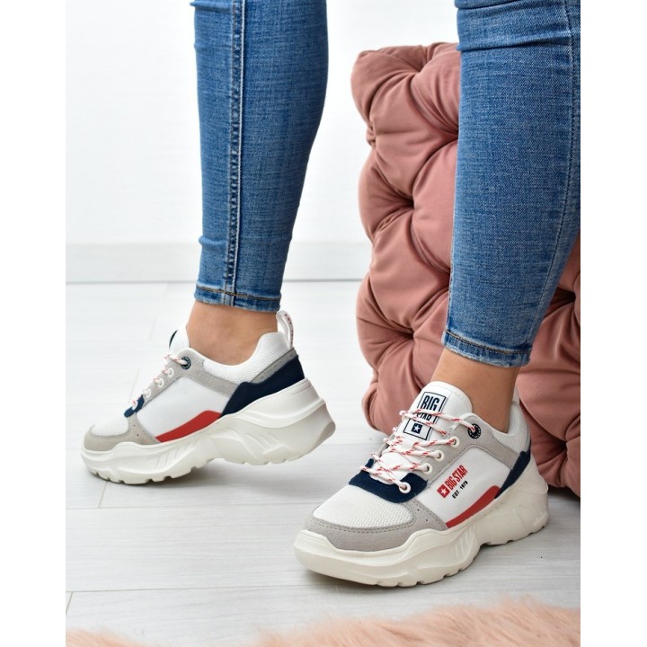 Sneakersy damskie Big Star JJ274287 Białe