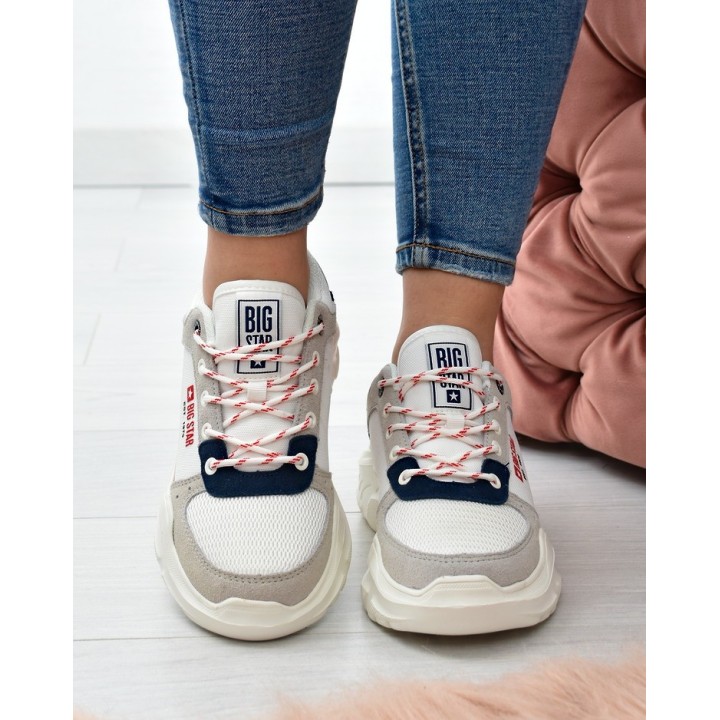 Sneakersy damskie Big Star JJ274287 Białe