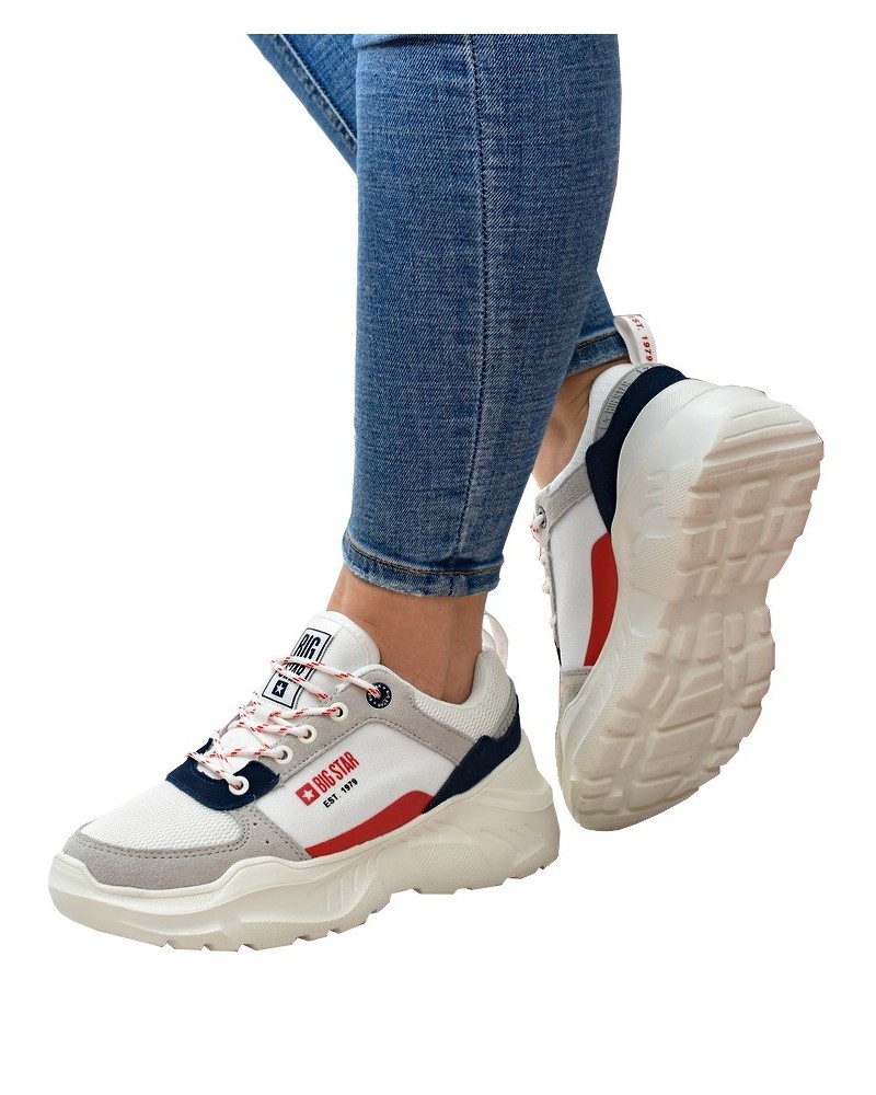 Sneakersy damskie Big Star JJ274287 Białe