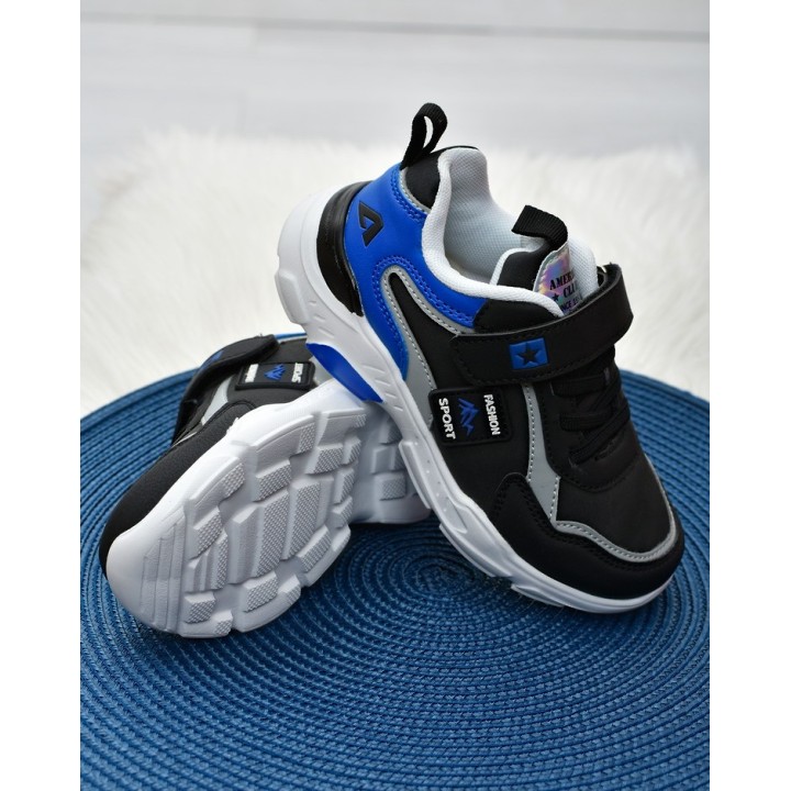 Buty sportowe dziecięce American Club BS04 Czarne