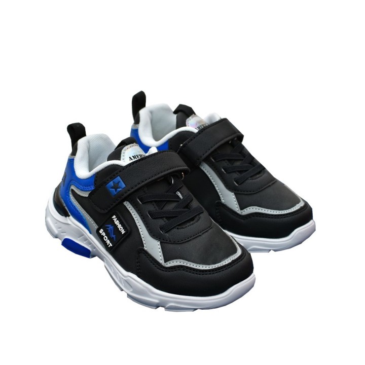 Buty sportowe dziecięce American Club BS04 Czarne
