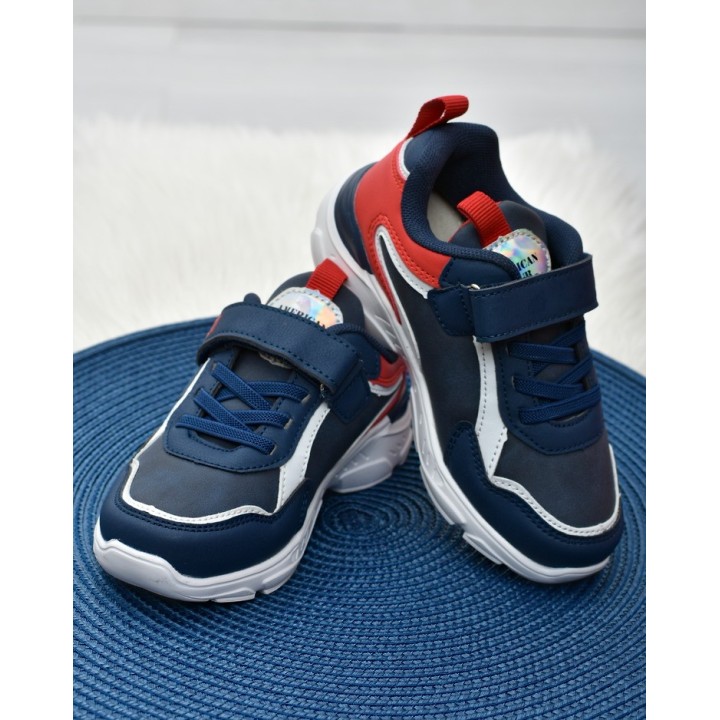 Buty sportowe dziecięce American Club BS04 Granatowe