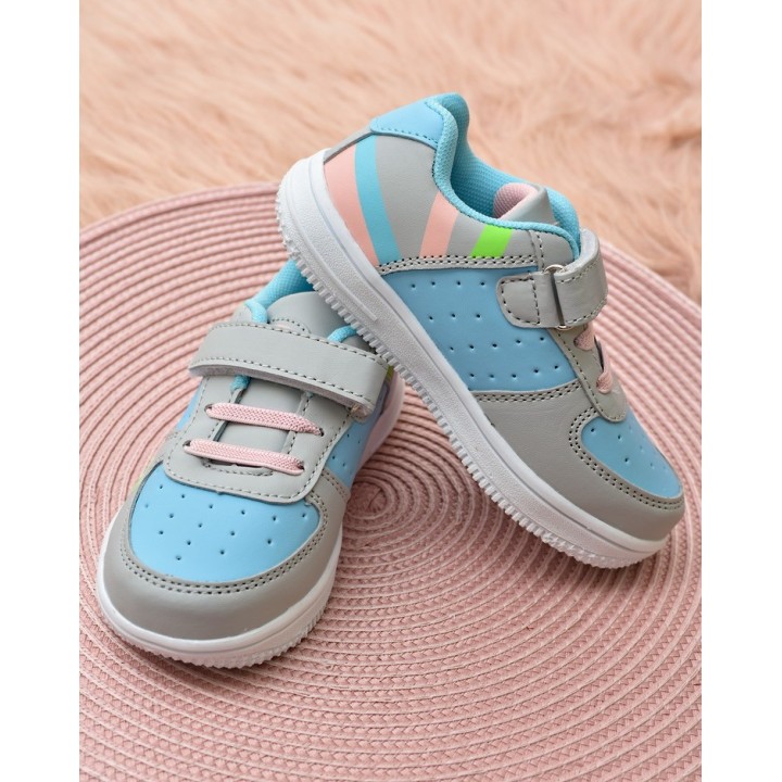 Buty dziecięce sportowe Badoxx 3XC-8349 Szaro/niebieskie