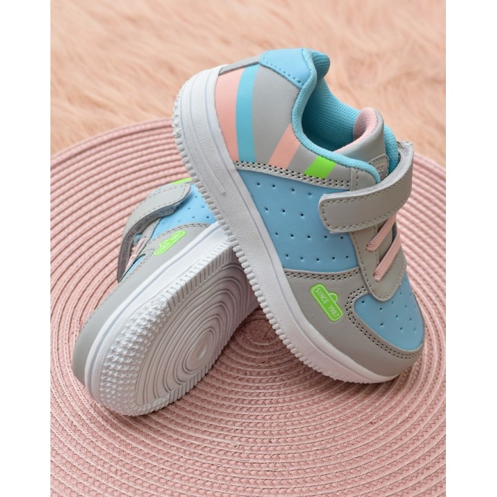 Buty dziecięce sportowe Badoxx 3XC-8349 Szaro/niebieskie