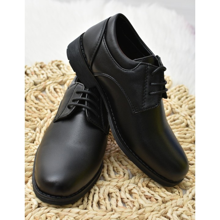 Buty chłopięce wizytowe American Club KOM36 Czarne