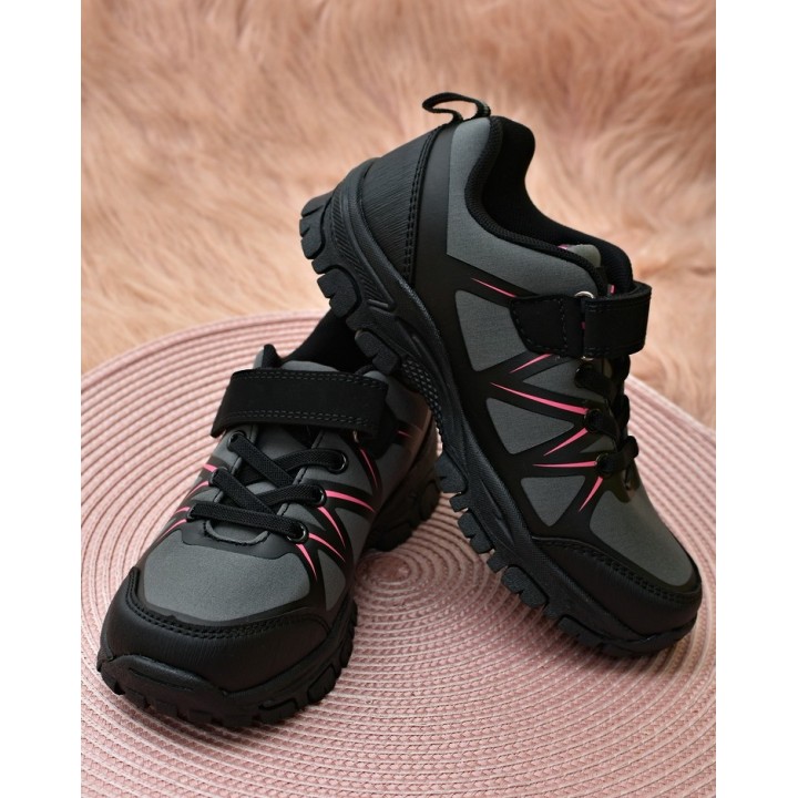 Buty dziecięce trekkingowe American Club WT92 Szare