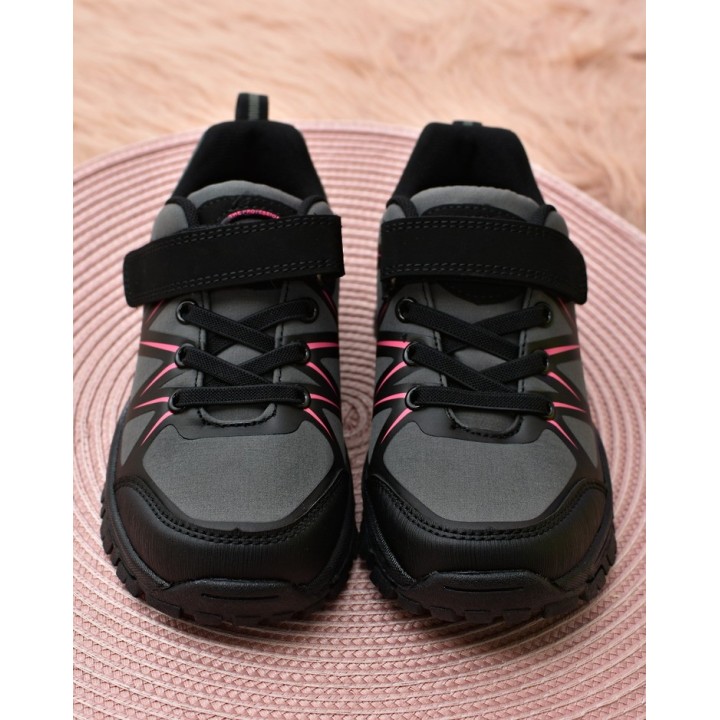 Buty dziecięce trekkingowe American Club WT92 Szare