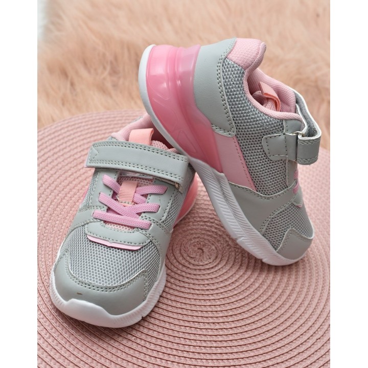 Buty sportowe dziecięce American Club ES72 Szare