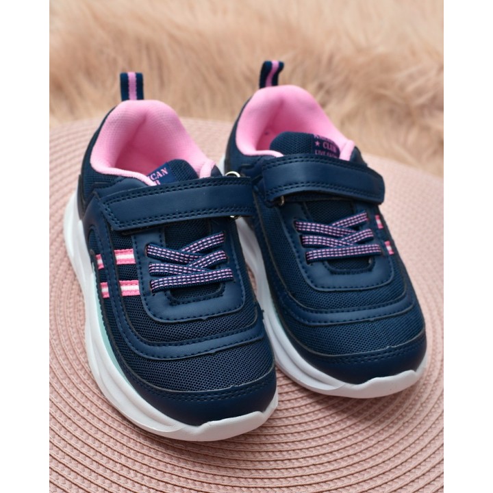 Buty sportowe dziecięce American Club HL58 Granatowe