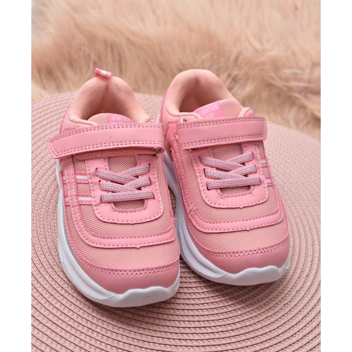 Buty sportowe dziecięce American Club HL58 Różowe