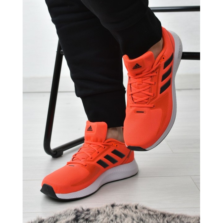 Buty sportowe męskie Adidas Runfalcon 2.0 H04537 Pomarańczowe