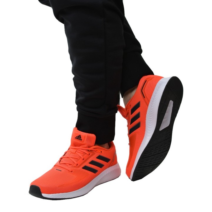Buty sportowe męskie Adidas Runfalcon 2.0 H04537 Pomarańczowe