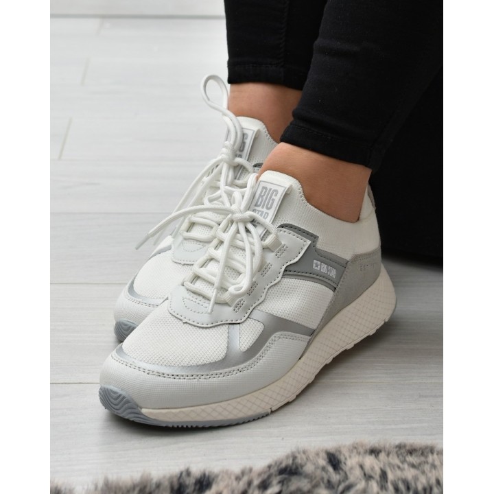 Buty sportowe damskie Big Star JJ274A196 Białe